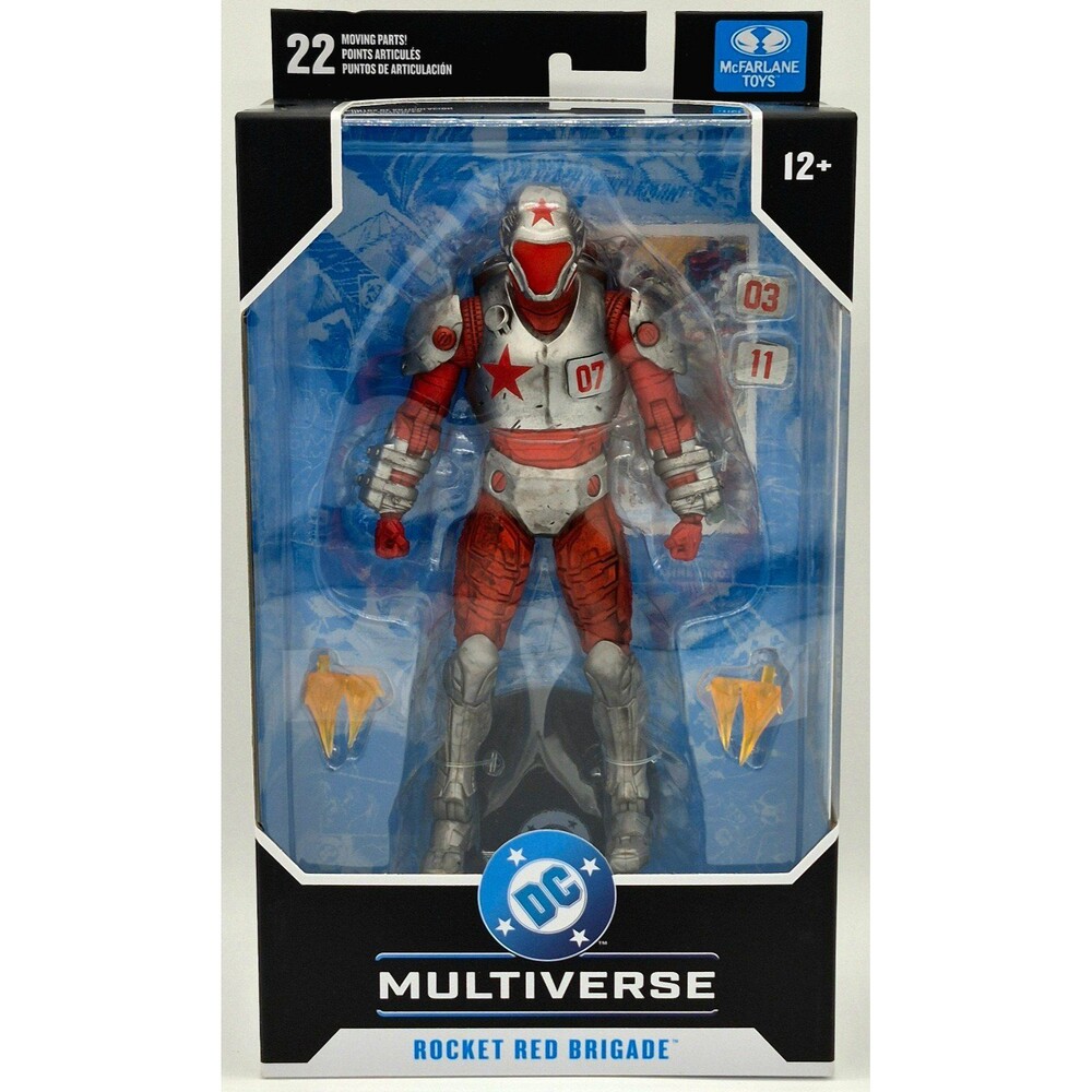 McFarlane DC Multiverse Rocket Red Brigade Justice League 7" Figure New